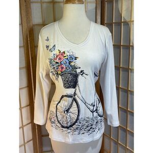 Allison Daly Lg Bicycle L/S Top